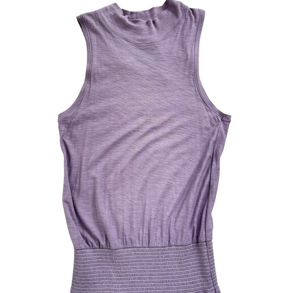 NATION LTD MARGOT TURTLENECK TANK DRESS FRENCH VIOLET WOMEN SIZE SMALL - Picture 9 of 14